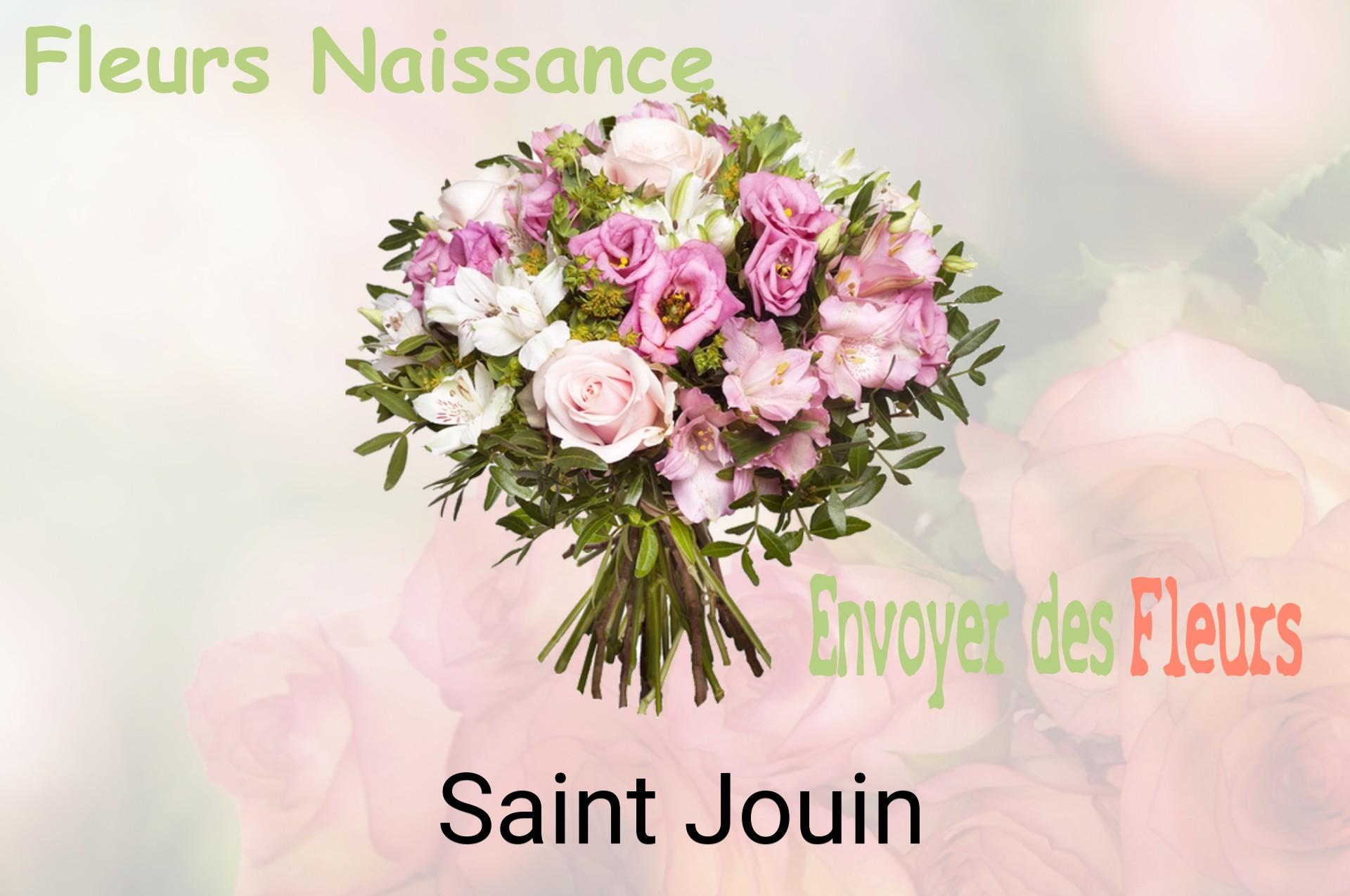 Bouquet de fleurs de naissance livré à Saint-Jouin
